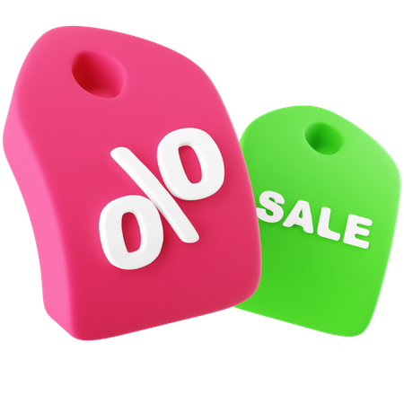 Sale Tag  3D Icon