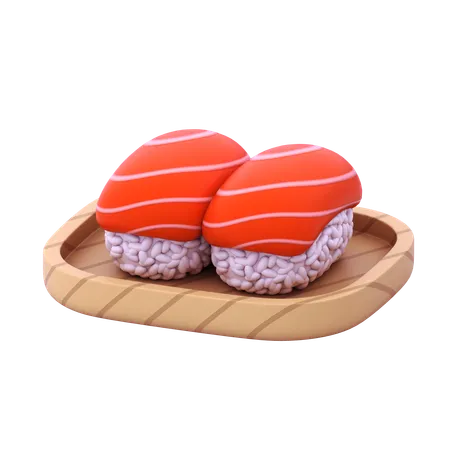 Salmon Nigiri  3D Icon