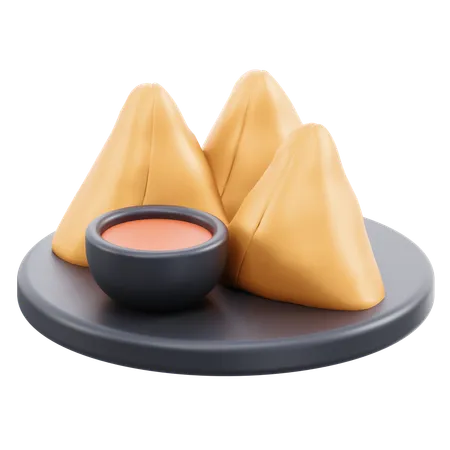 Samosas  3D Icon