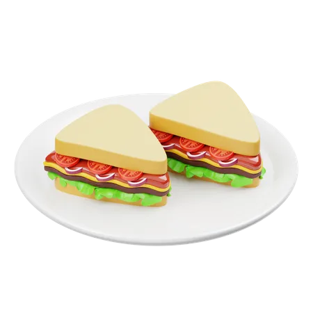 Sandwich  3D Icon