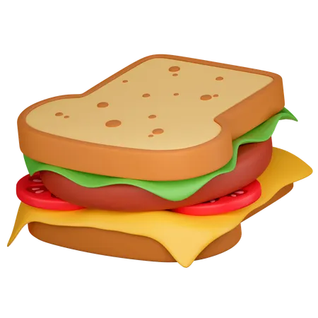 Sandwich  3D Icon