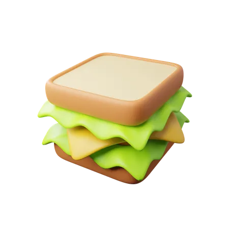 Sandwich  3D Icon