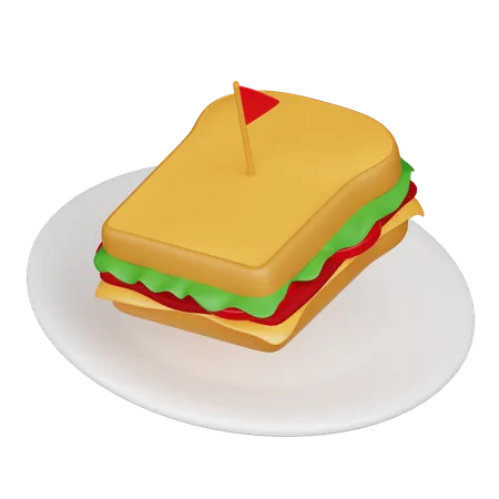 Sandwich  3D Icon