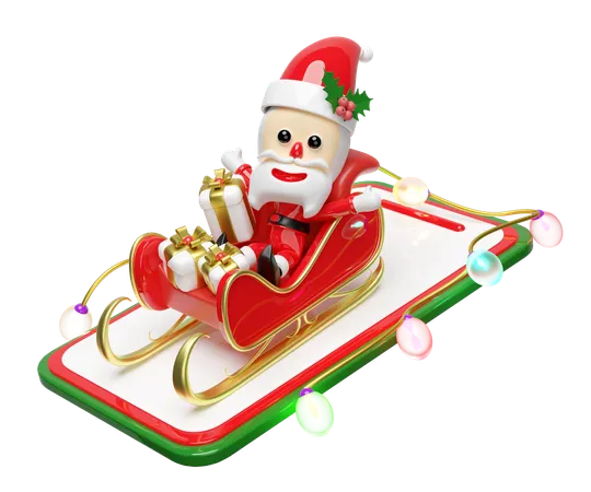 Santa Claus  3D Illustration