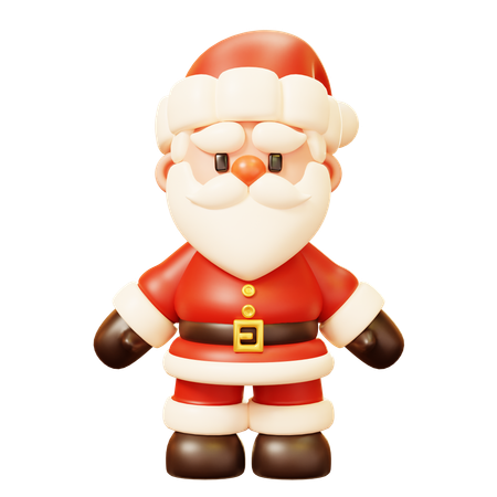 Santa Claus  3D Icon