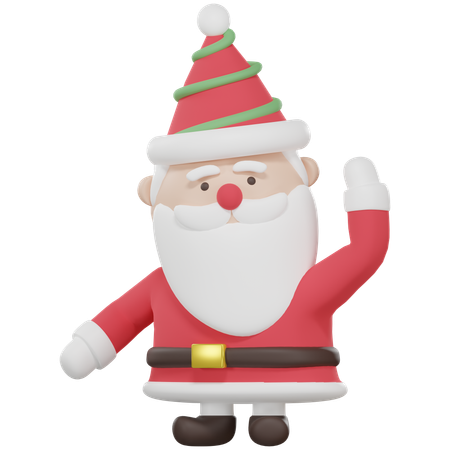 Santa Claus  3D Icon