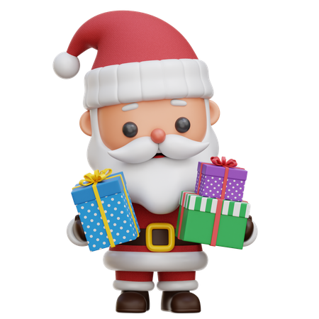 Santa Claus  3D Icon