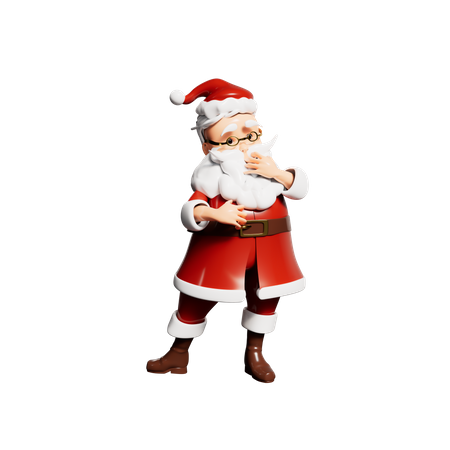 Santa Claus  3D Icon