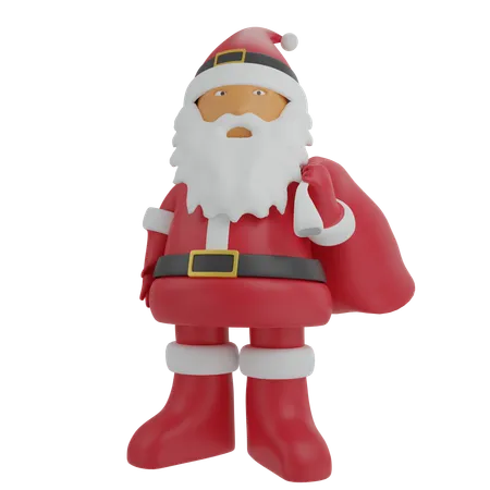 Santa Claus  3D Icon