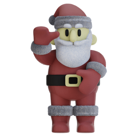 Santa Claus  3D Icon