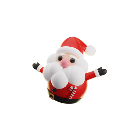 Santa Claus  3D Icon