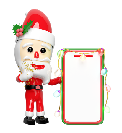 Santa Claus  3D Illustration