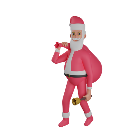 Santa Claus  3D Illustration