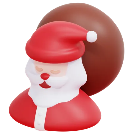 Santa Claus  3D Icon