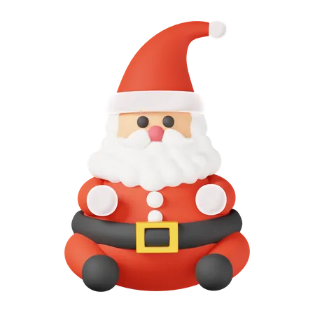 Santa Claus  3D Icon