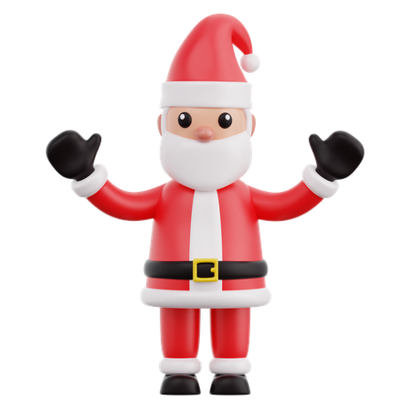 Santa Claus  3D Icon