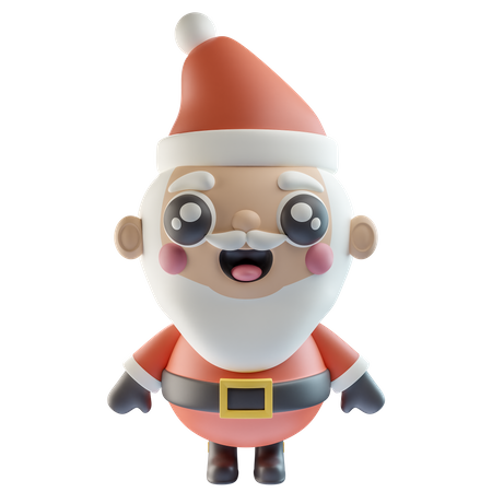 Santa Claus  3D Icon