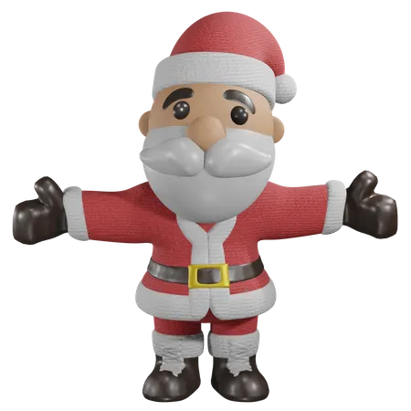 Santa Claus  3D Icon