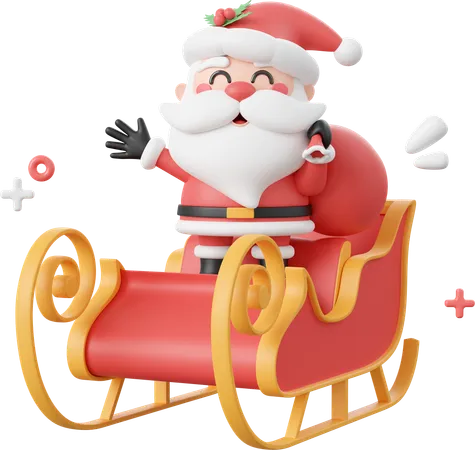 Santa Claus  3D Icon