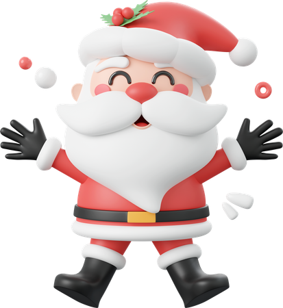 Santa Claus  3D Icon