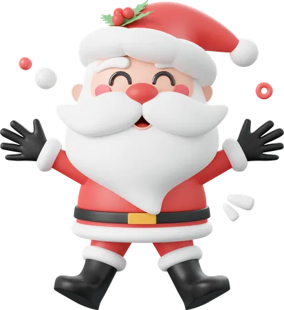 Santa Claus  3D Icon