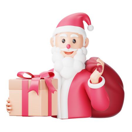 Santa Claus  3D Icon