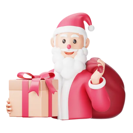 Santa Claus  3D Icon