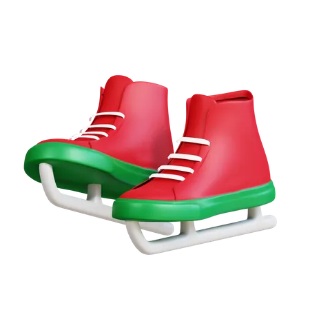 Sapatos de esqui  3D Icon