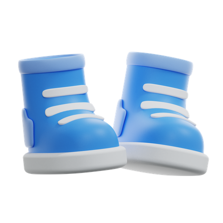 Sapatos de inverno  3D Icon