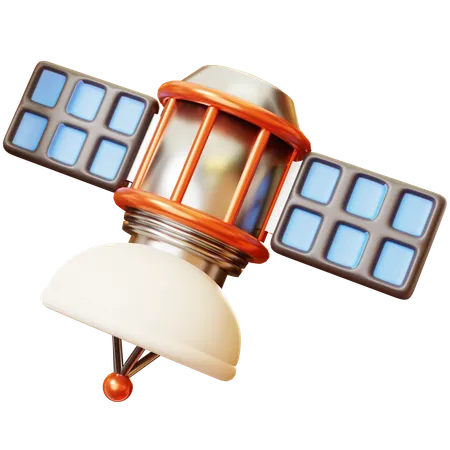 Satélite  3D Icon