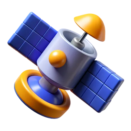 Satélite  3D Icon