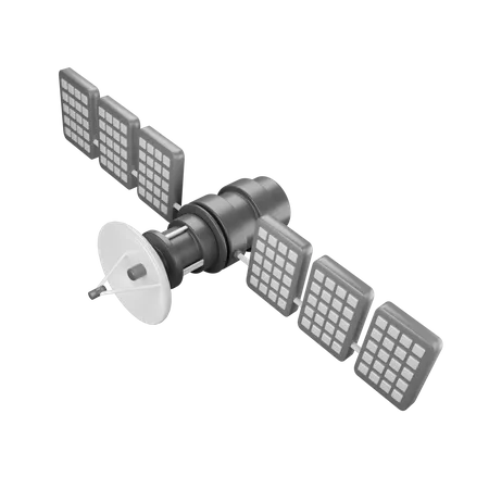 Satélite  3D Illustration