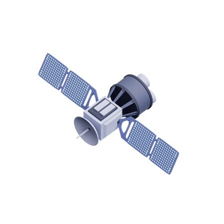 Satélite  3D Icon