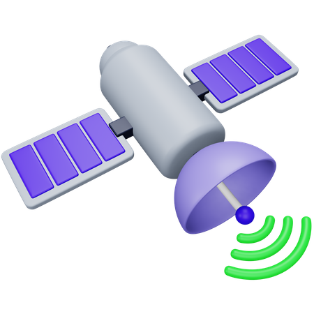 Satélite  3D Icon