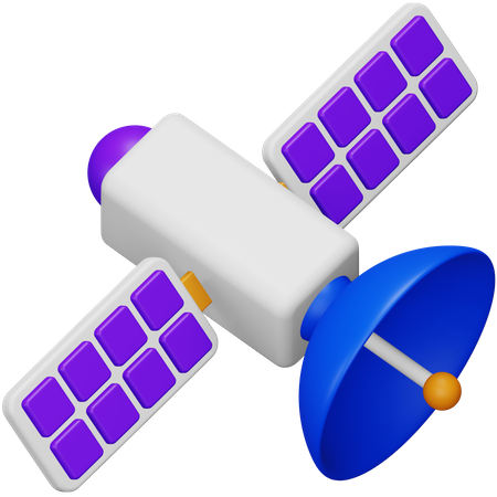 Satélite  3D Icon