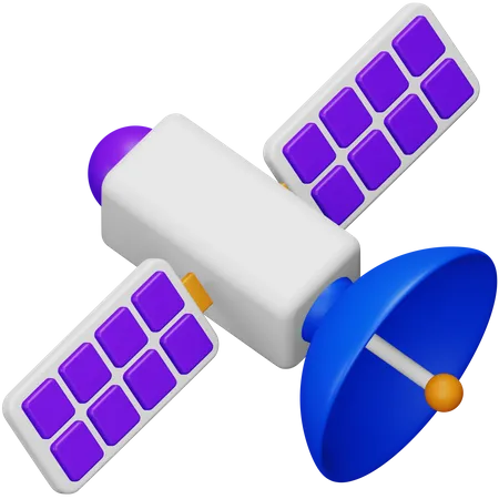 Satélite  3D Icon