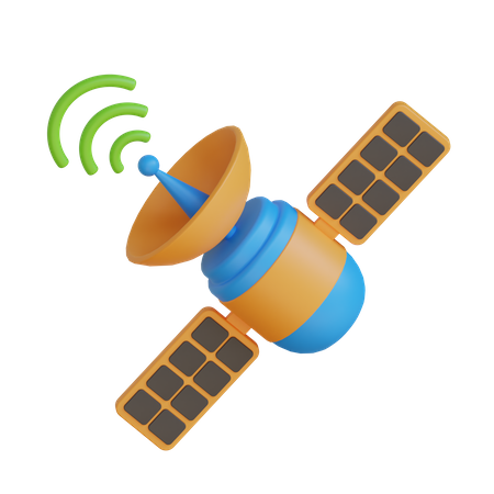 Satélite  3D Icon