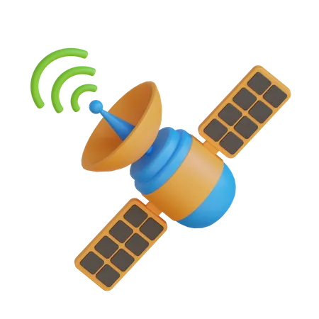 Satélite  3D Icon