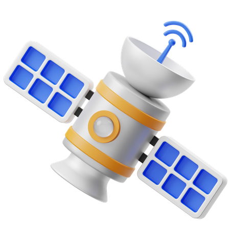 Satélite  3D Icon