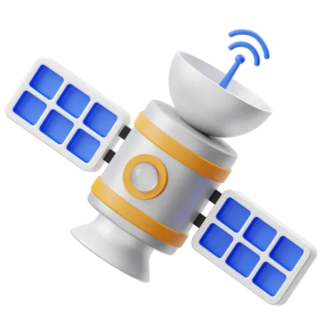 Satélite  3D Icon