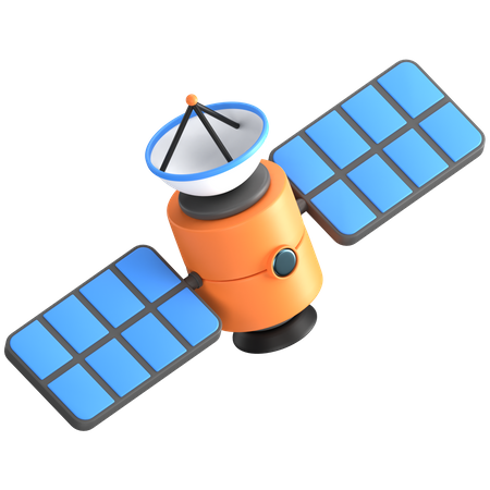 Satélite  3D Illustration