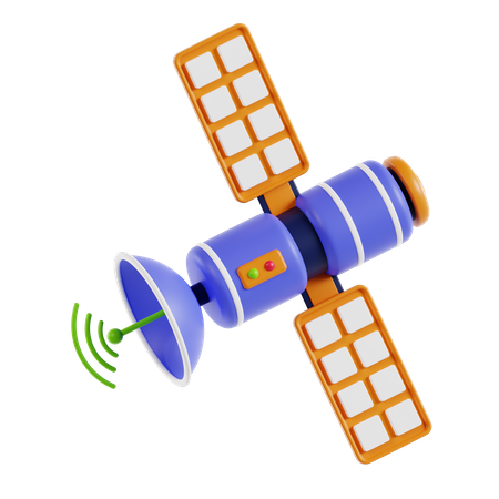 Satélite  3D Icon