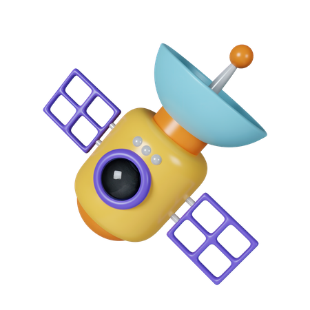 Satélite  3D Icon