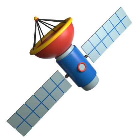 Satélite  3D Icon