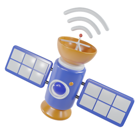 Satélite  3D Icon