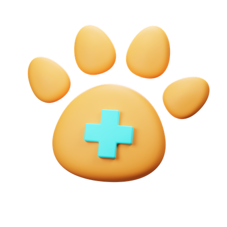 Saúde Animal  3D Icon