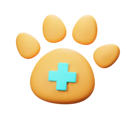 Saúde Animal  3D Icon