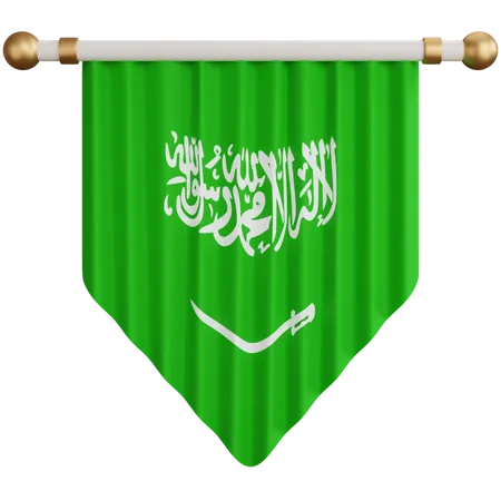 Saudi Arabia Flag  3D Icon