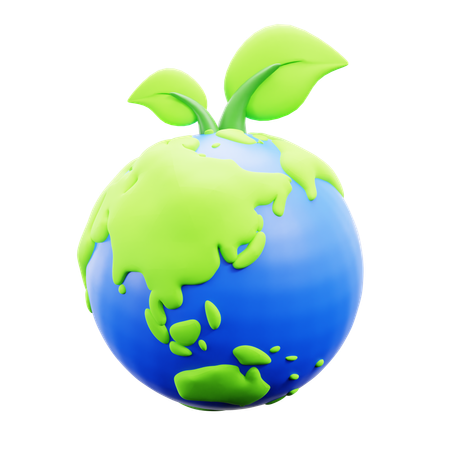 Save earth  3D Icon