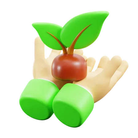 Save Plants  3D Icon